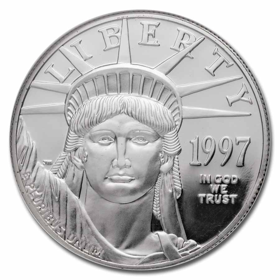 銀エナマ　E-75 1997-W 1 oz Proof American Platinum Eagle PF-69 UCAM NGC | eBay