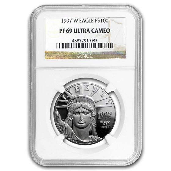 1997-W 1 oz Proof American Platinum Eagle PF-69 UCAM NGC 1997-W 1 oz Proof American Platinum Eagle PF-69 UCAM NGC