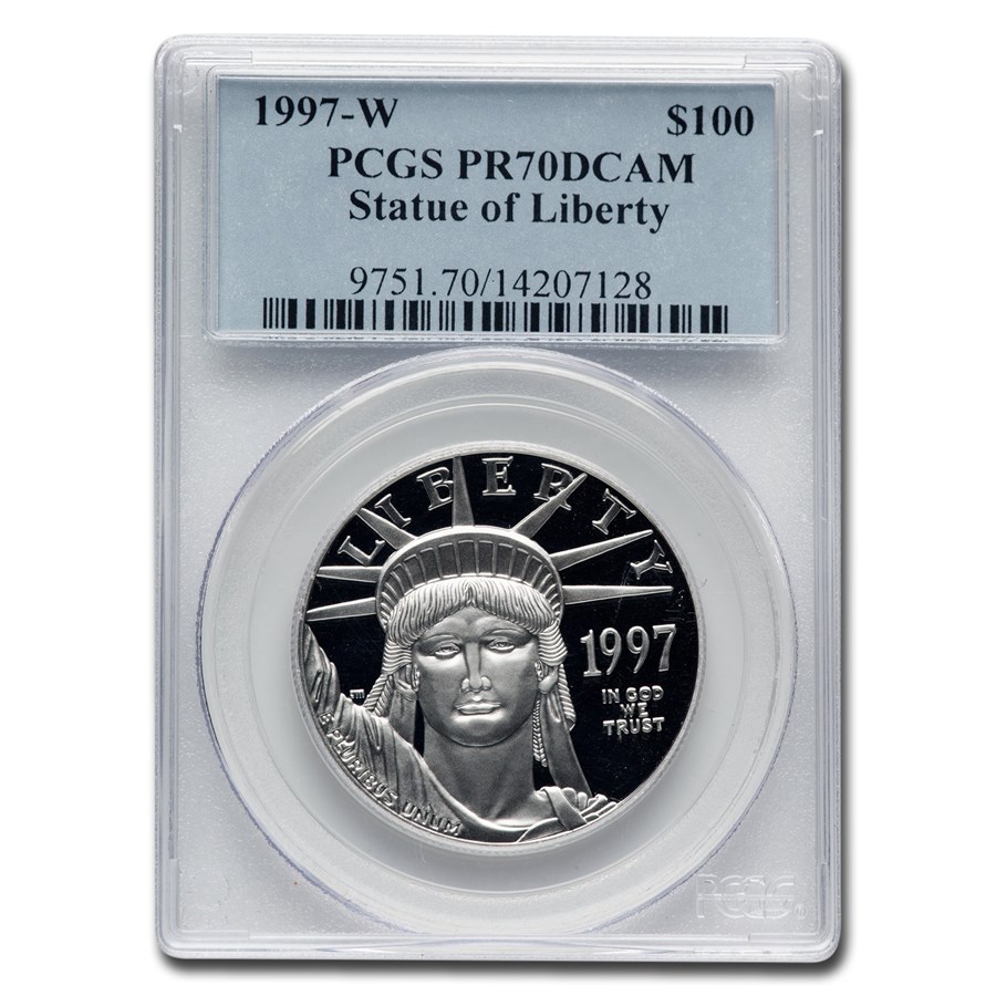 1997-W 1 oz Proof American Platinum Eagle PR-70 DCAM PCGS