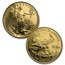 1997-W 4-Coin Proof American Gold Eagle Set (w/Box & COA)