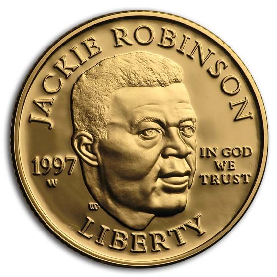 1997-W Gold $5 Commem Jackie Robinson Proof (Capsule Only) 1997-W Gold $5 Commem Jackie Robinson Proof (Capsule Only)