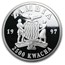 1997 Zambia 5 oz Silver 2500 Kwacha Princess Diana Proof 