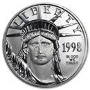 1998 1/2 oz American Platinum Eagle BU