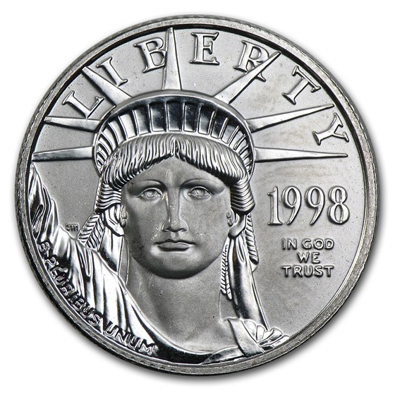 1998 1/4 oz American Platinum Eagle BU 1998 1/4 oz American Platinum Eagle BU