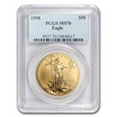 1998 1 oz American Gold Eagle MS-70 PCGS