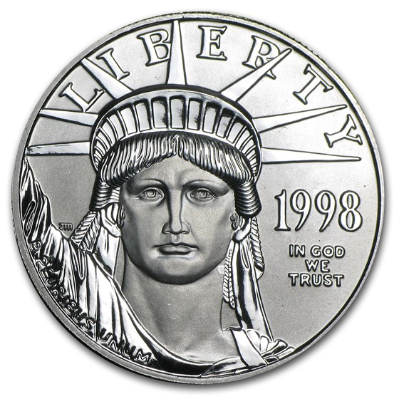 1998 1 oz Platinum American Eagle BU 1998 1 oz Platinum American Eagle BU