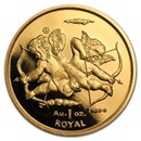 1998-2003 Gibraltar Gold 1 Royal Cherubs BU (Random Dates)