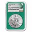 1998 American Silver Eagle MS-69 NGC (Green Holder)