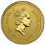 1998 Australia 1/10 oz Gold Lunar Tiger BU (Series I)