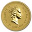1998 Australia 1/4 oz Gold Lunar Tiger BU (Series I)