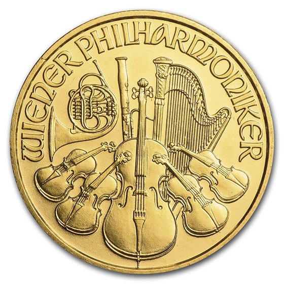 1998 Austria 1/4 oz Gold Philharmonic BU 1998 Austria 1/4 oz Gold Philharmonic BU