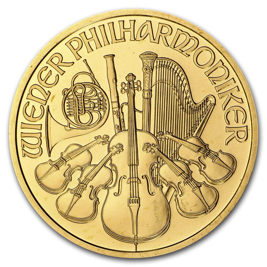 1998 Austria 1 oz Gold Philharmonic BU