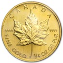 1998 Canada 1/4 oz Gold Maple Leaf BU