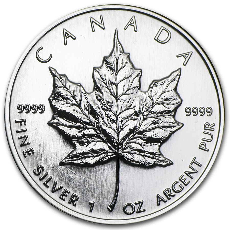 1998 Canada 1 oz Silver Maple Leaf BU