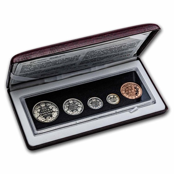 1998 Canada 90th Anniversary of the Mint 5-Coin Proof Set