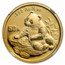 1998 China 1/2 oz Gold Panda Small Date MS-68 NGC