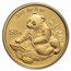 1998 China 1/2 oz Gold Panda Small Date MS-68 PCGS