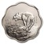 1998 China 1 oz Silver Flower Year of the Tiger PF-69 NGC