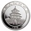 1998 China 1 oz Silver Panda BU (Colorized)