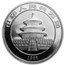 1998 China 1 oz Silver Panda Large Date BU (Sealed)