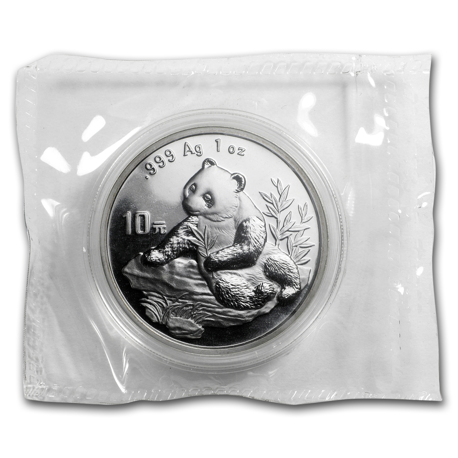 Buy 1998 Chinese 1 oz Silver Panda Large Date BU | APMEX