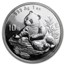 1998 China 1 oz Silver Panda Large Date BU (Sealed)