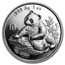 1998 China 1 oz Silver Panda Small Date BU (Capsule only)