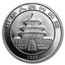 1998 China 1 oz Silver Panda Small Date BU (Capsule only)