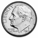 1998-D Roosevelt Dime 50-Coin Roll BU