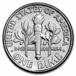 1998-D Roosevelt Dime 50-Coin Roll BU