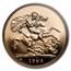 1998 Great Britain Gold £5 Sovereign BU (w/Box & COA)