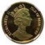 1998 Isle of Man 1/5 oz Gold Mau PF-68 UCAM NGC
