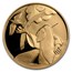 1998 Israel 1/2 oz Proof Gold Noah's Ark Coin (w/Box & COA)