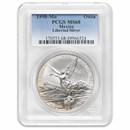 1998 Mexico 1 oz Silver Libertad MS-68 PCGS