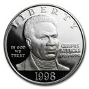 1998-S Black Patriots $1 Silver Commem Proof (Capsule Only)