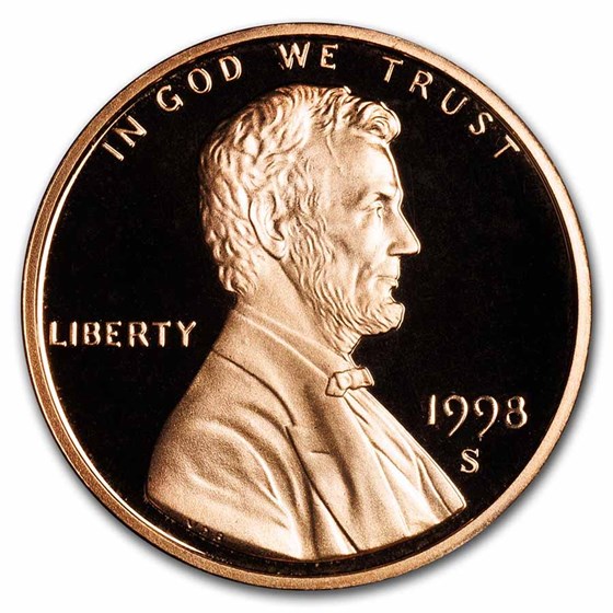 1998-S Lincoln Cent Gem Proof (Red)