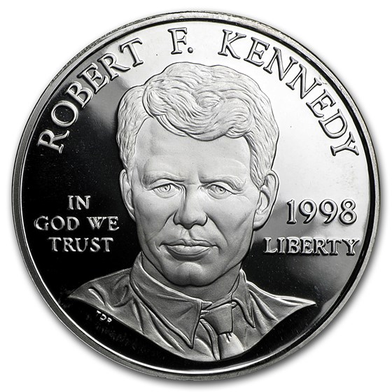 1998-S Robert F. Kennedy $1 Silver Commem Proof (Capsule only)