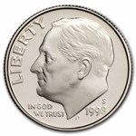 1998-S Roosevelt Dime 50-Coin Roll Proof