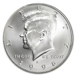 1998-S Silver John F. Kennedy 1/2 Dollar Matte SP-70 PCGS