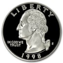 1998-S Silver Washington Quarter Gem Proof
