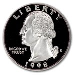 1998-S Washington Quarter Gem Proof
