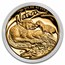 1998 South Africa 1/4 oz Gold Natura Leopard Proof