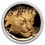 1998 South Africa 1/4 oz Gold Natura Leopard Proof