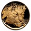 1998 South Africa 1/4 oz Gold Natura Leopard Proof
