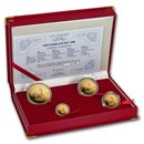 1998 South Africa 4-Coin Gold Krugerrand Proof Set