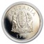 1998 Tanzania 5 oz Silver 2,500 Shilingi Wildebeest Proof