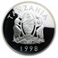1998 Tanzania 5 oz Silver 2500 Shilingi Crocodile Proof
