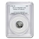 1998-W 1/10 oz Proof American Platinum Eagle PR-69 DCAM PCGS