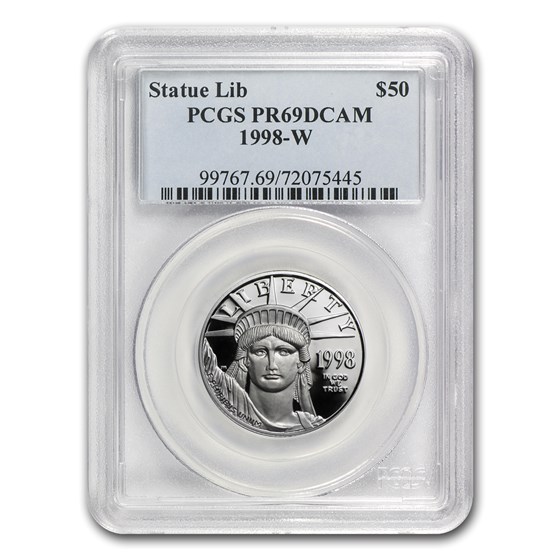 1998-W 1/2 oz Proof Platinum American Eagle PR-69 PCGS 1998-W 1/2 oz Proof Platinum American Eagle PR-69 PCGS