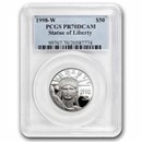 1998-W 1/2 oz Proof Platinum Eagle PR-70 DCAM PCGS